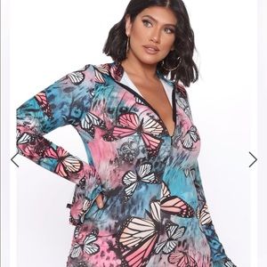Bad Butterfly Babe Long Sleeve Jumpsuit